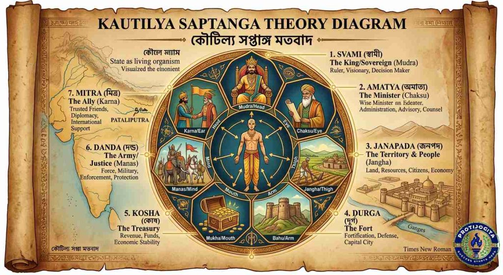 কৌটিল্যের সপ্তাঙ্গ তত্ত্ব