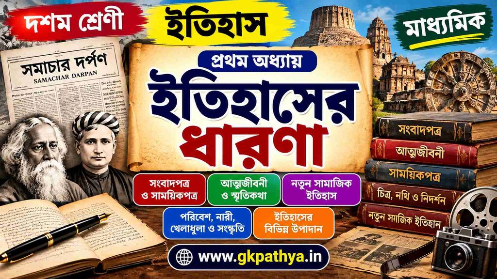 ইতিহাসের ধারণা , Class 10 History Chapter 1